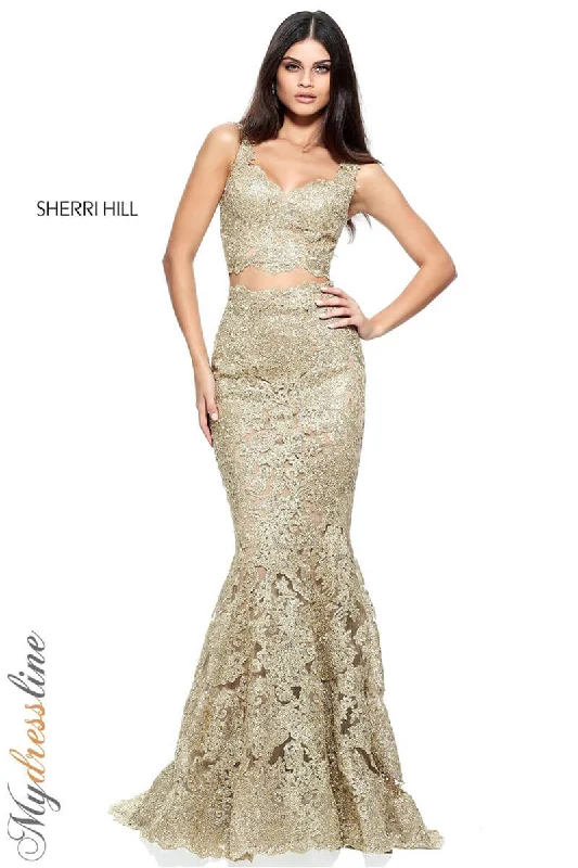 silk dressSherri Hill 51192