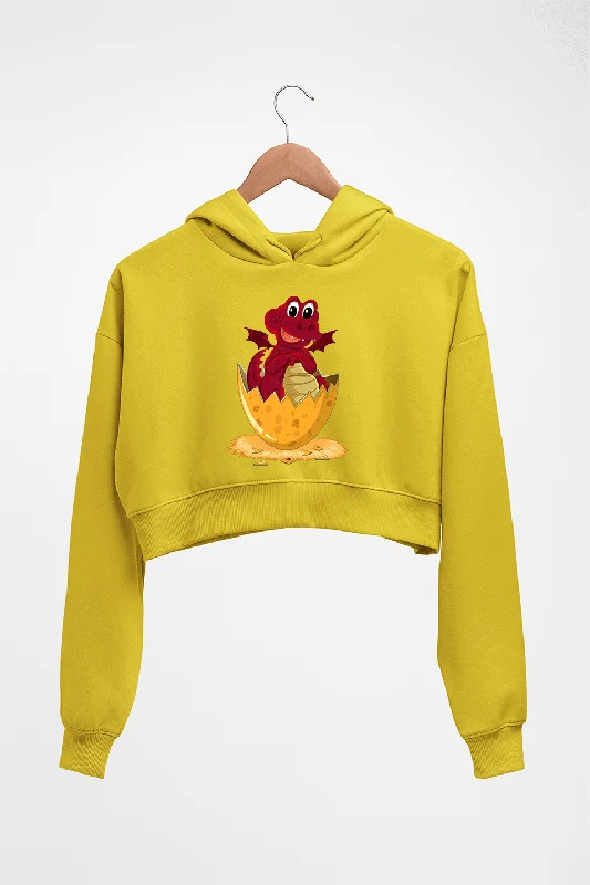 fashion-forward hoodieDragon Crop HOODIE FOR WOMEN