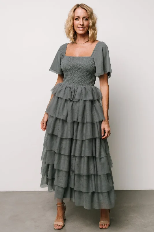 elegant dressCherise Tulle Tiered Dress | Blue Sage