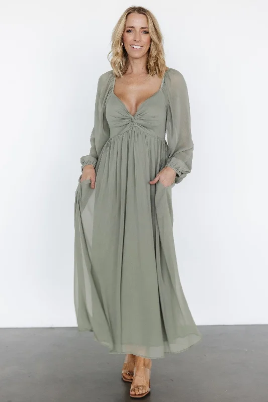 office dressDione Midi Dress | Dusty Olive