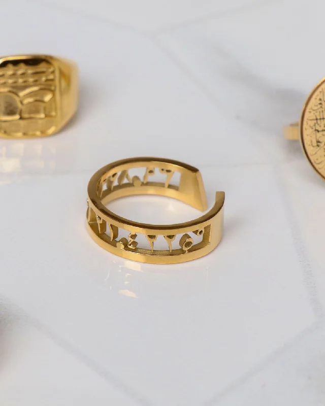 Unmissable Offer Kaaba Coordinates Ring | Premium