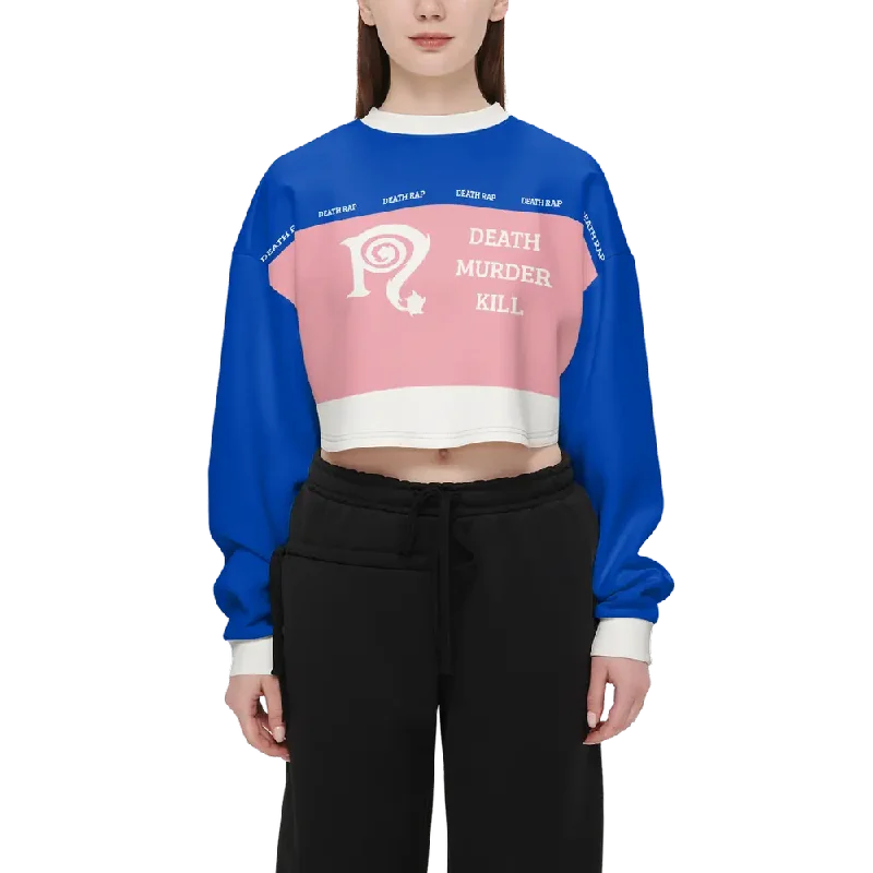 Today’s Special Necro - Death Murder Kill - Women’s Cropped Crewneck Sweatshirt