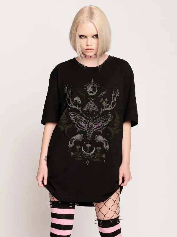 summer floral dressForest Witch T-shirt