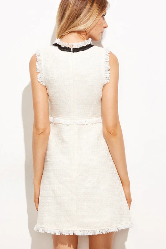 Can't Miss Sleeveless Shaggy Mini Dress